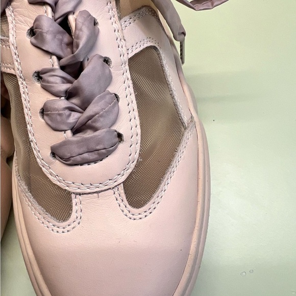 AGL Pink Low-Top Sneakers with White Soles - Picture 2 of 11